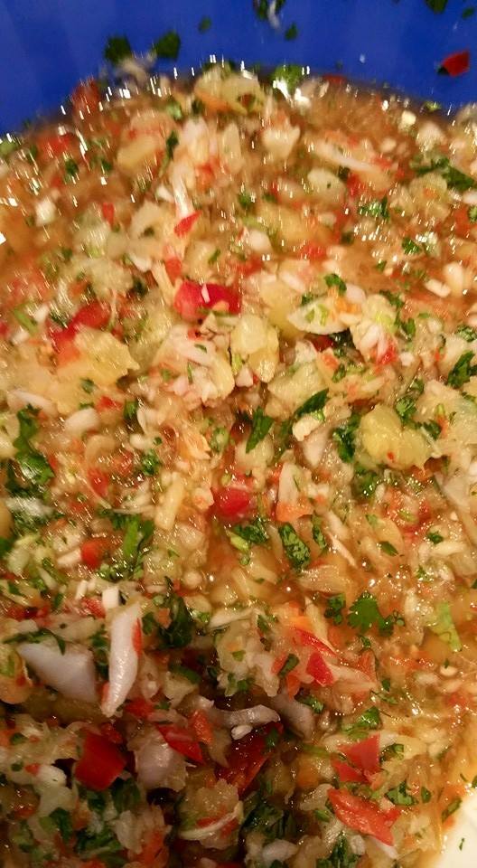 Pineapple Habanero Salsa